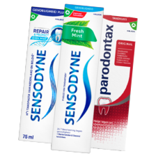 Alle Sensodyne of Parodontax